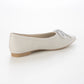 【新品預訂】日本製 Launa lea 繩蝴蝶結方頭絨毛芭蕾舞鞋（B7102A）(淺灰色 S / L Grey S)