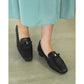 【新品預訂】日本製Emma Francis 2cm跟 小蝴蝶结乐福鞋 (2001h-P 101)(黑色 光滑)