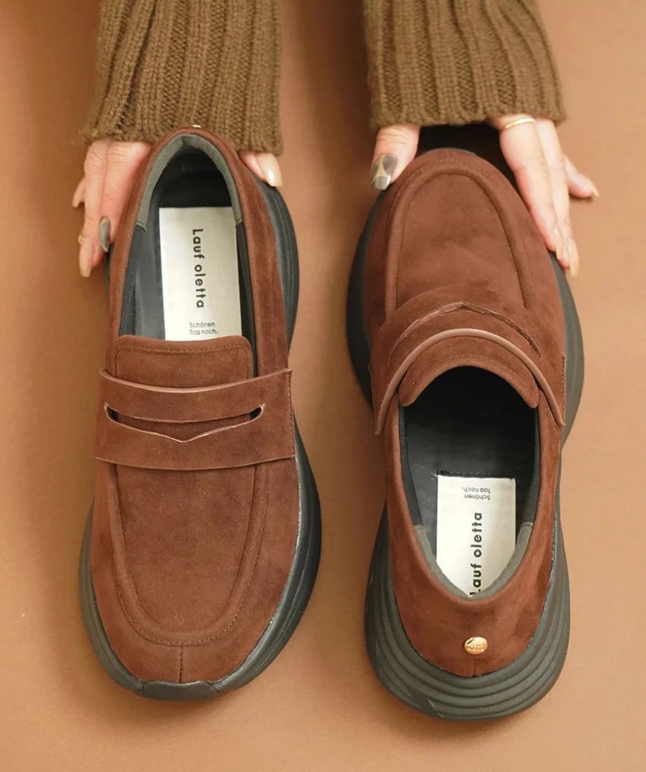 【新品現貨】日本Lauf Oletta 輕質樂福鞋運動鞋（L129)(D Brown-S / 深棕色 S)