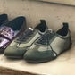 【新品預訂】日本製 Lauf Oletta    彈性鞋帶輕盈運動鞋(LH105A KHAKI-S) (卡其色)