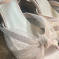日本製 Launa Lea 7cm薄紗綁帶涼鞋 (601) (粉米色 Z / Pink Beige Z)