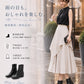 【新品預訂】日本製 Launa Lea 晴雨兩用彈力方頭短靴 (R9024) ( 黑色 / Black )