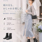 【新品預訂】日本製 Launa Lea 晴雨兩用彈力方頭短靴 (R9024) ( 黑色 / Black )
