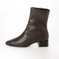 【新品預訂】日本製 Lauf Oletta [All Weather] 全天候 3cm跟 防水修身方形短靴（LRP157 dbrown ) (深啡色)