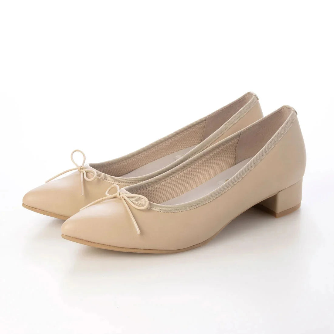 日本製 [晴雨兩用] Launa Lea 尖頭高跟芭蕾舞鞋 (RB9001A) (L Beige)