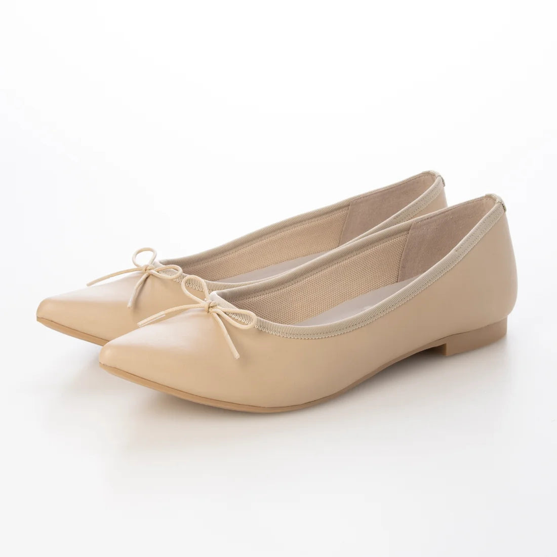 日本製 [晴雨兩用] Launa Lea 尖頭芭蕾舞鞋 (RB4001A) (L Beige)