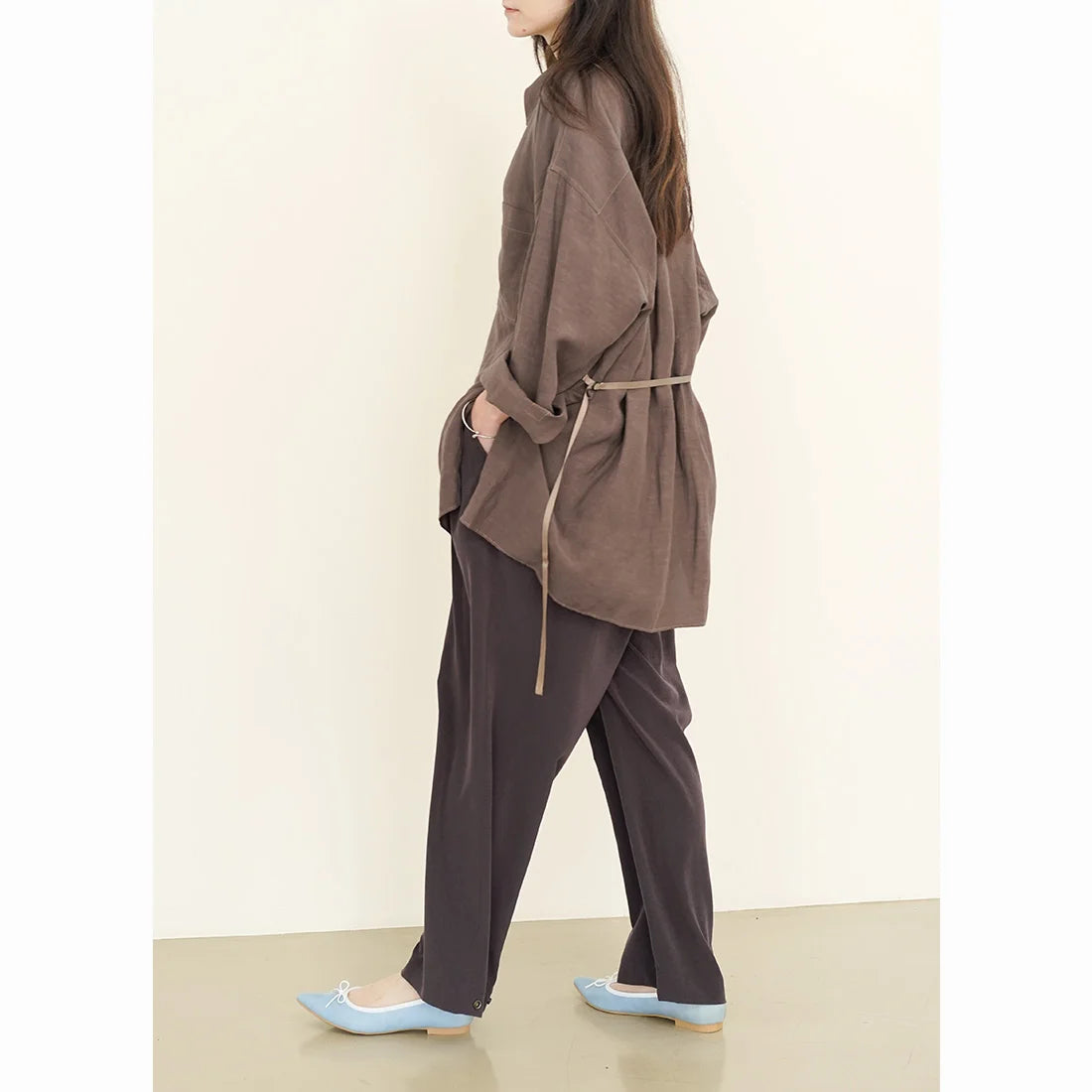 日本製 [晴雨兩用] Launa Lea 尖頭芭蕾舞鞋 (RB4001A) (L Blue/C)