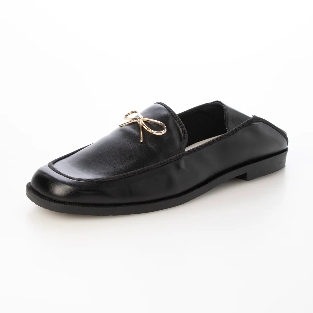 日本製 Launa Lea 蝴蝶結樂福鞋(0592) (黑色 / Black)