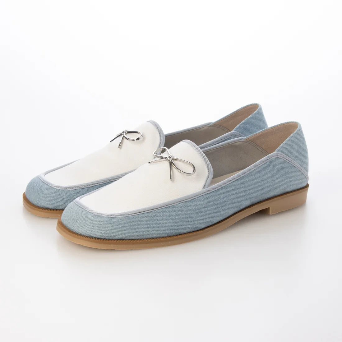 日本製 Launa Lea 蝴蝶結樂福鞋(0592) (藍色 Z / Blue Z)