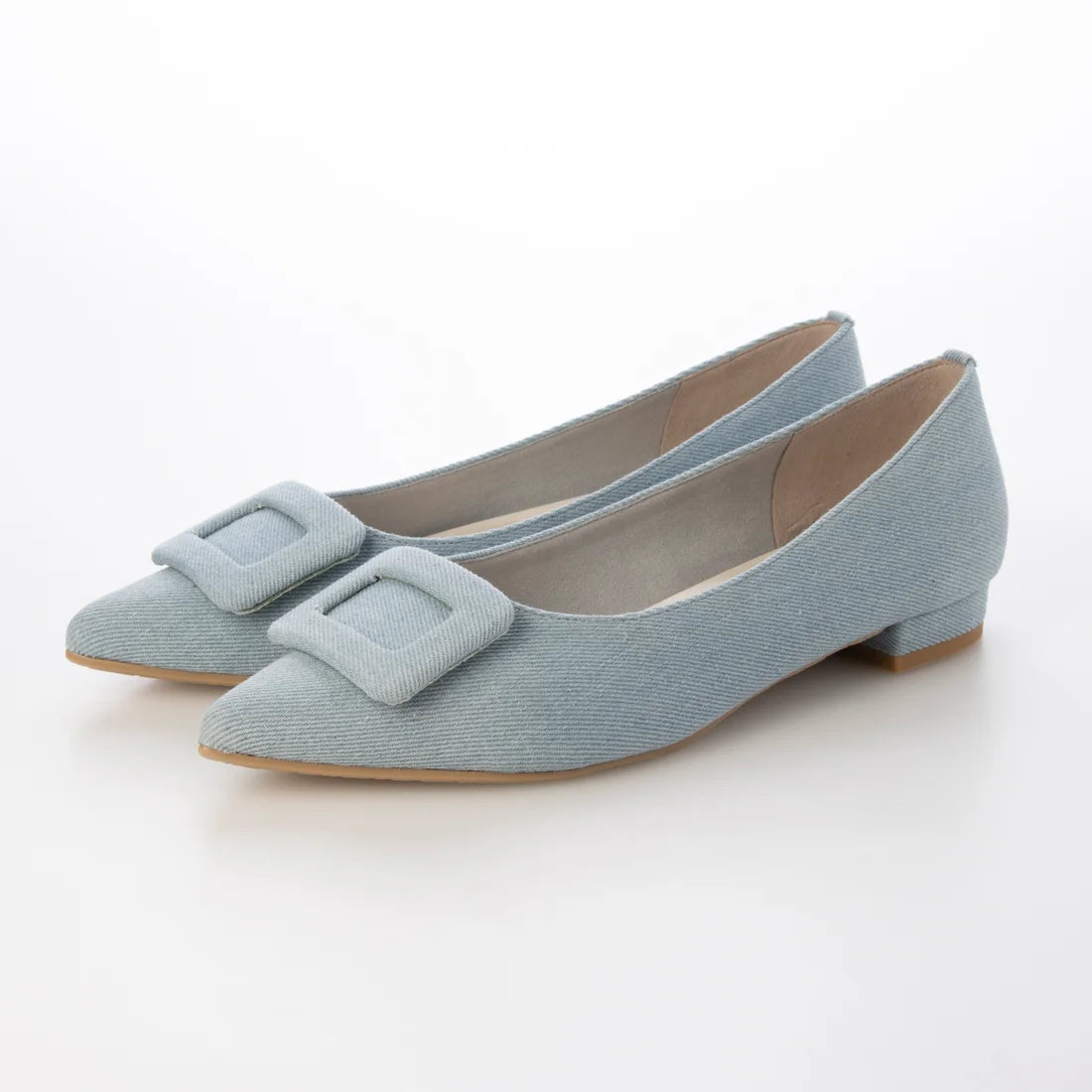 日本製 Launa lea 扣尖頭高跟鞋 (0459A) (L藍色 Z / L Blue Z)