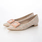 日本製 Launa lea 扣尖頭高跟鞋 (0459A) (鮭魚粉紅色 Z/C / Salmon pink Z/C)