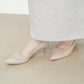 日本製 Launa Lea 5cm方扣尖頭高跟鞋 (0573) (L米色 / L Beige)