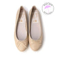 日本製 [晴雨兩用] Launa Lea 圓頭芭蕾舞鞋 (RB1001A) (L Beige)