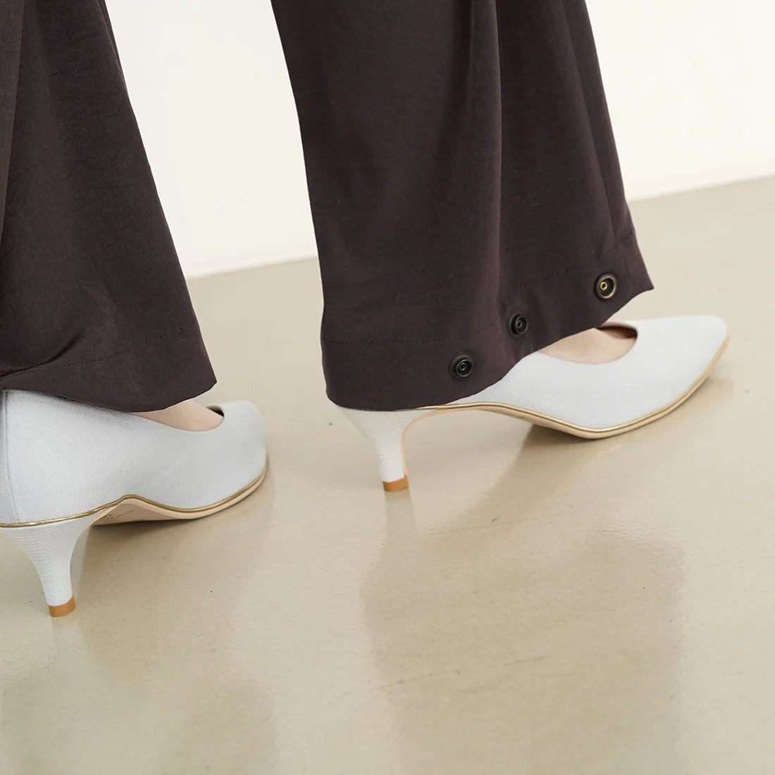 日本製 Launa Lea Rich 5cm Gold Line高跟鞋 (80009E) (L 藍色 Z / L Blue Z)