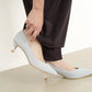日本製 Launa Lea Rich 5cm Gold Line高跟鞋 (80009E) (L 藍色 Z / L Blue Z)