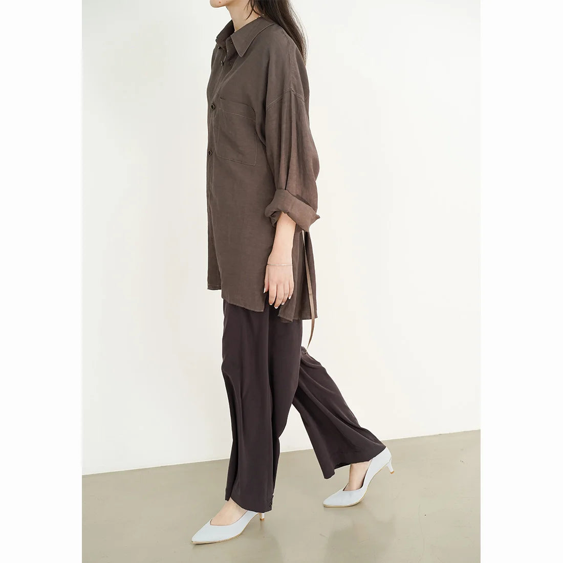 日本製 Launa Lea Rich 5cm Gold Line高跟鞋 (80009E) (L 藍色 Z / L Blue Z)