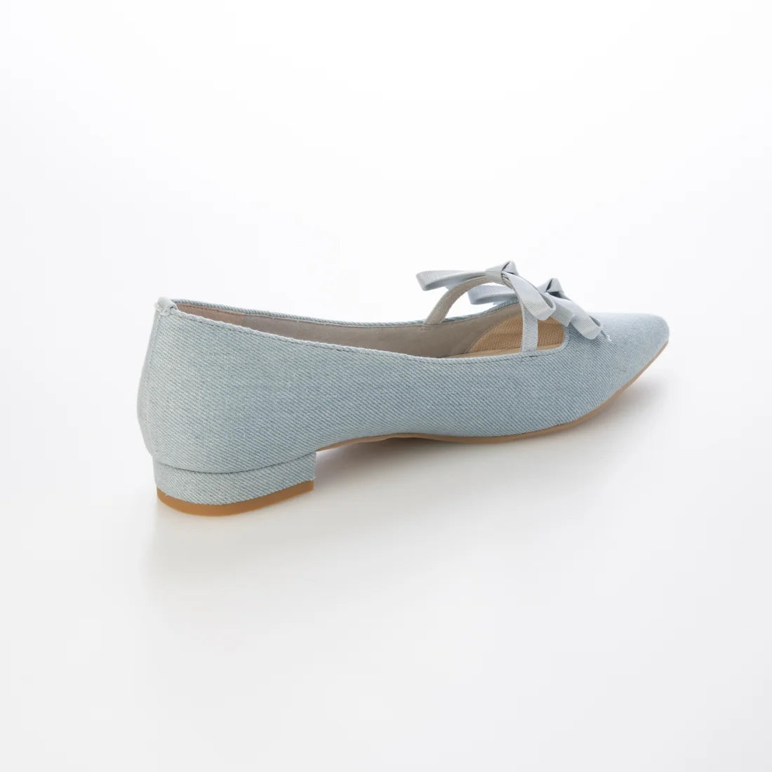 日本製 Launa Lea 雙絲帶尖頭平底鞋 (0572) (藍色 Z / Blue Z)