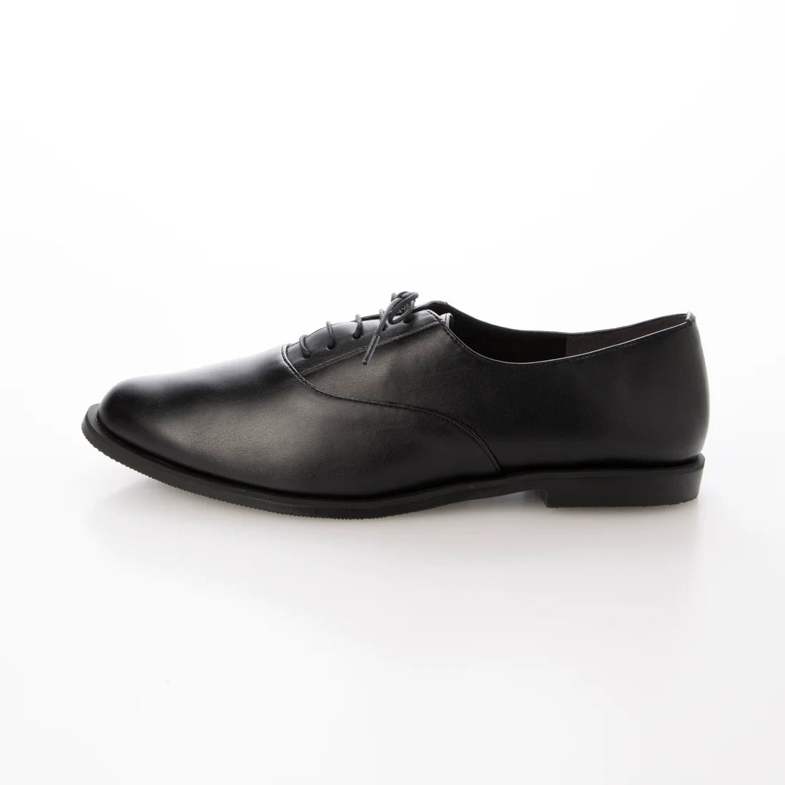 日本製 [晴雨兩用] Launa Lea 尖頭繫帶鞋 (R9023) (黑色 / Black)