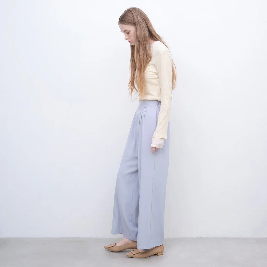 【新品現貨】日本製 Launa lea 扣尖頭高跟鞋 (459A) (杏色 S / Beige S )