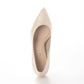 日本製 Launa Lea Rich 7cm Gold Line高跟鞋 (80001) (象牙色 / Ivory)