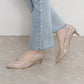 日本製 Launa Lea Rich 5cm Gold Line高跟鞋 (8000) (黑色 / Black)