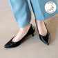 日本製 Launa Lea Rich 5cm Gold Line高跟鞋 (8000) (黑色 / Black)