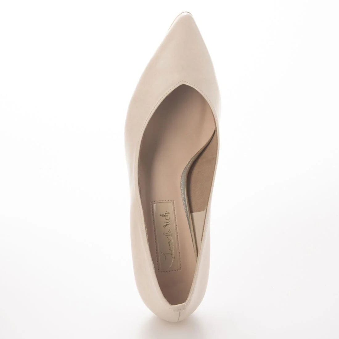 日本製 Launa Lea Rich 5cm Gold Line高跟鞋 (80009) (象牙色 / Ivory)