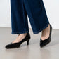 日本製 Launa Lea Rich 5cm Gold Line高跟鞋 (80009) (黑色 S / Black S)