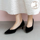 日本製 Launa Lea Rich 5cm Gold Line高跟鞋 (80009) (黑色 S / Black S)