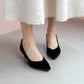 日本製 Launa Lea Rich 5cm Gold Line高跟鞋 (80009) (黑色 S / Black S)