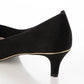 日本製 Launa Lea Rich 5cm Gold Line高跟鞋 (80009) (黑色 S / Black S)