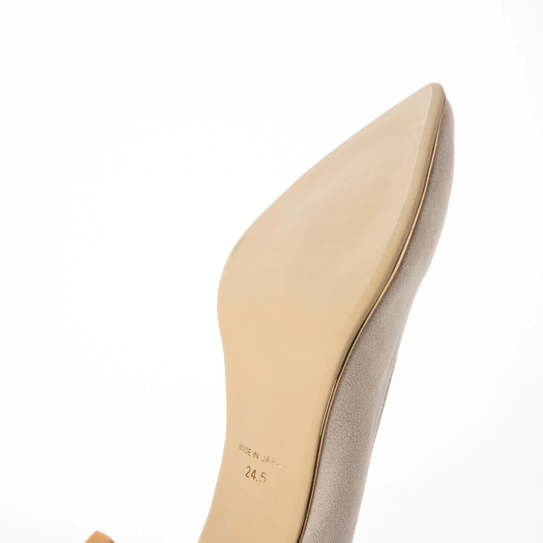 日本製 Launa Lea Rich 7cm Gold Line高跟鞋 (80001D) (L 米色 S / L Beige S)