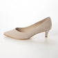 日本製 Launa Lea Rich 5cm Gold Line高跟鞋 (80009D) (L 米色 S / L Beige S)