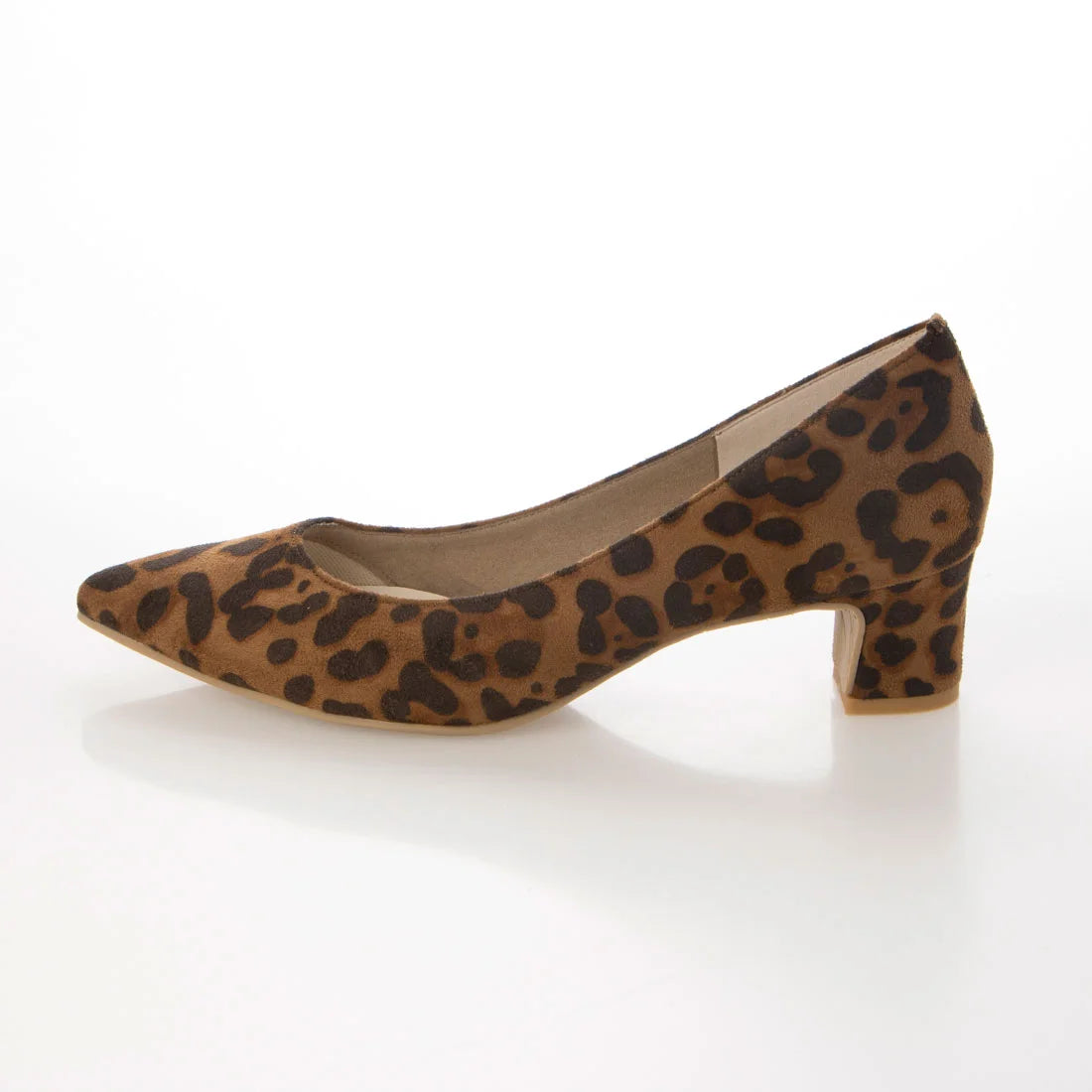 日本製 Launa lea 厚跟淺口鞋 (0486) (Leopard S)