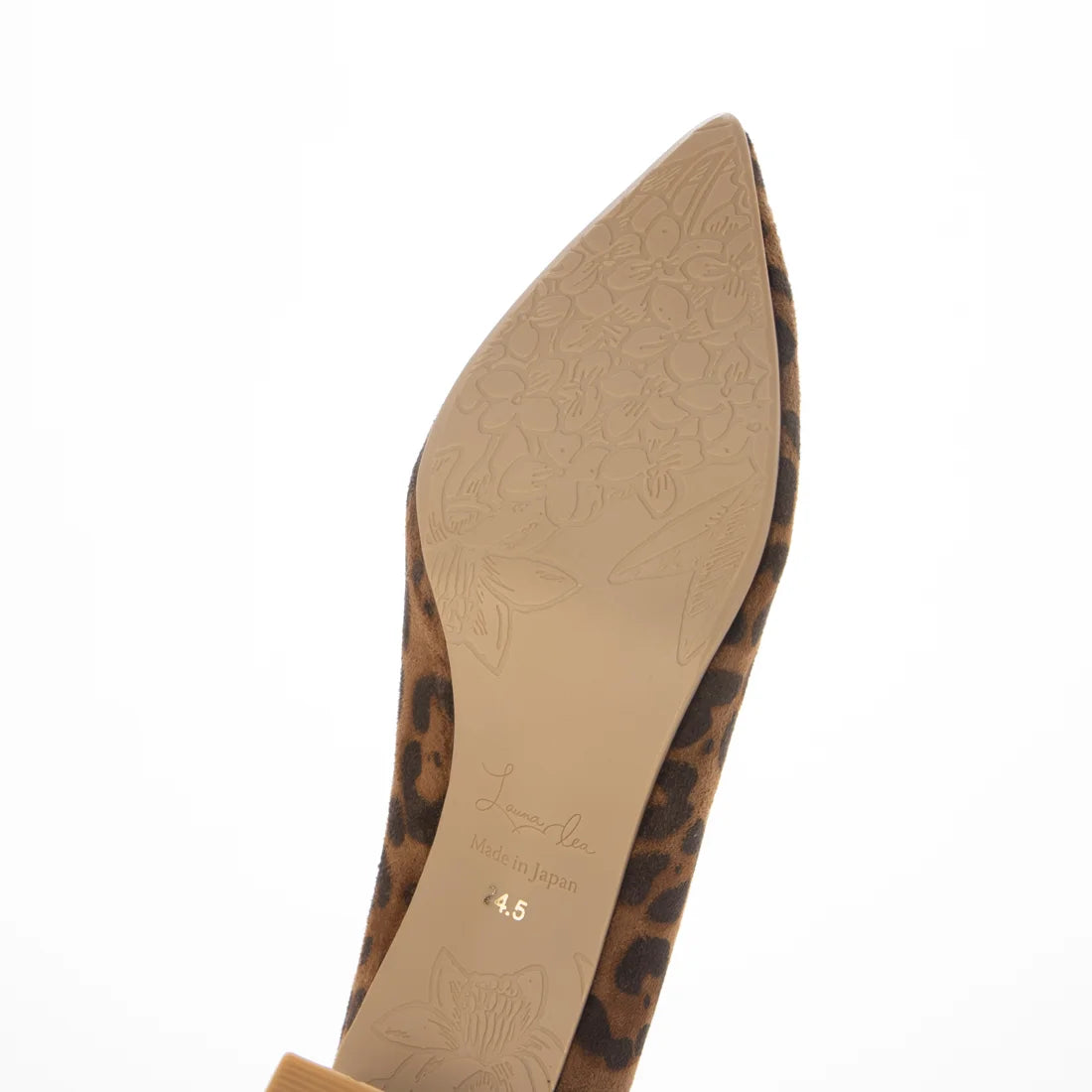 日本製 Launa lea 厚跟淺口鞋 (0486) (Leopard S)