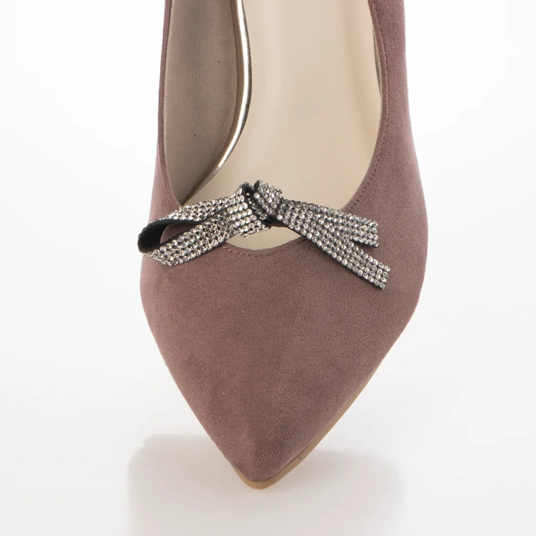日本製 Launa lea Bijou 絲帶尖頭高跟鞋 (0531) (Mauve S)