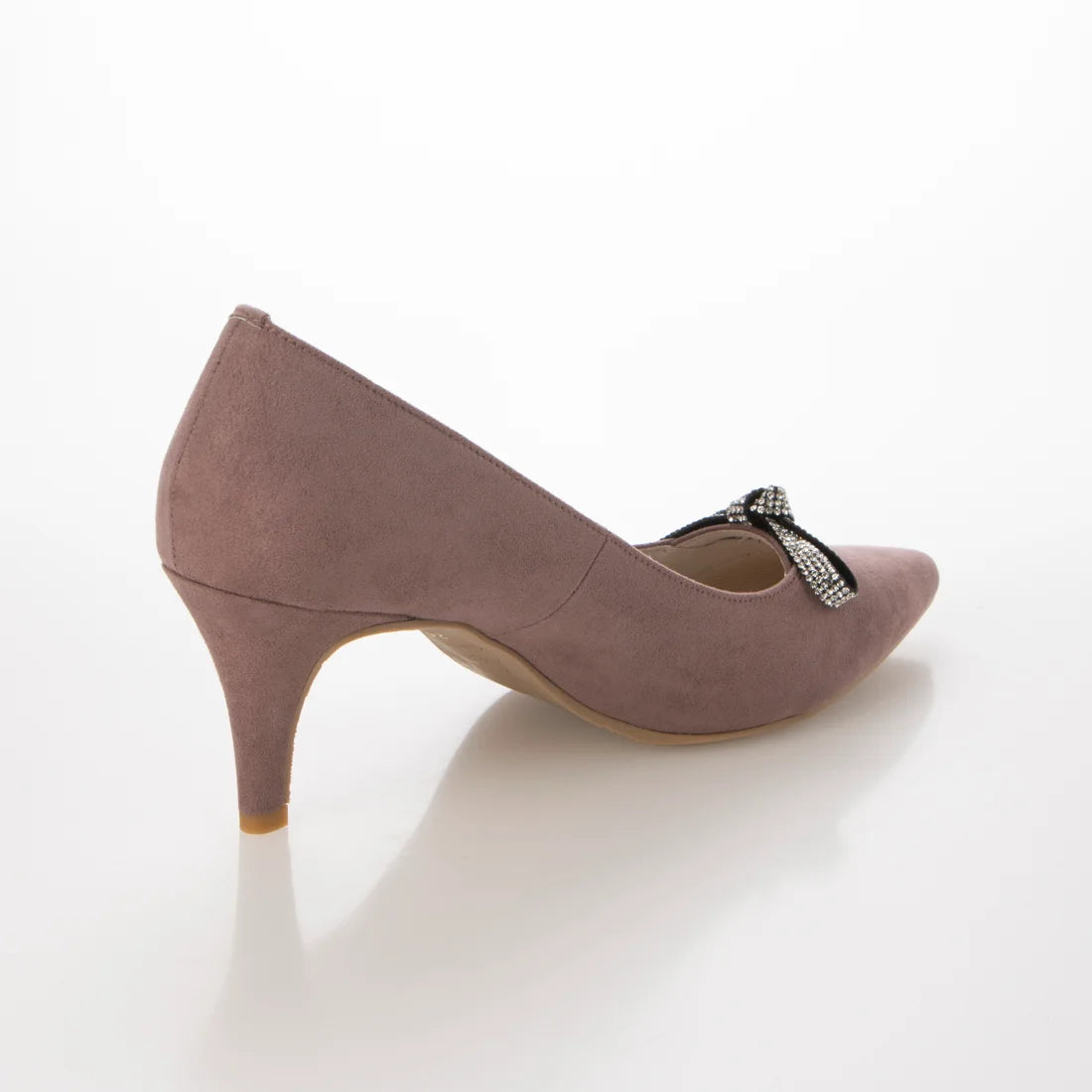 日本製 Launa lea Bijou 絲帶尖頭高跟鞋 (0531) (Mauve S)