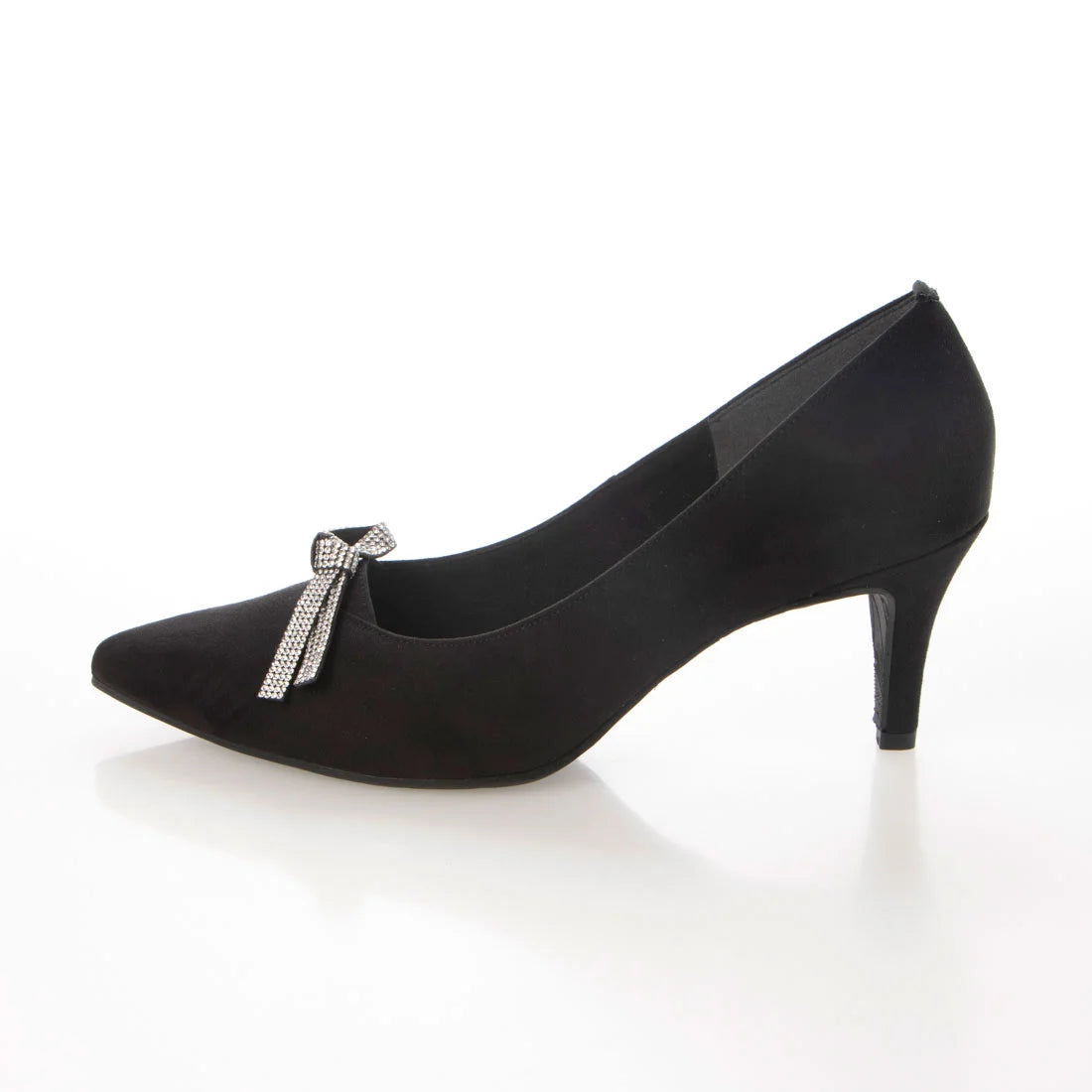 日本製Launa lea Bijou 絲帶尖頭高跟鞋 (0531) (Black S)