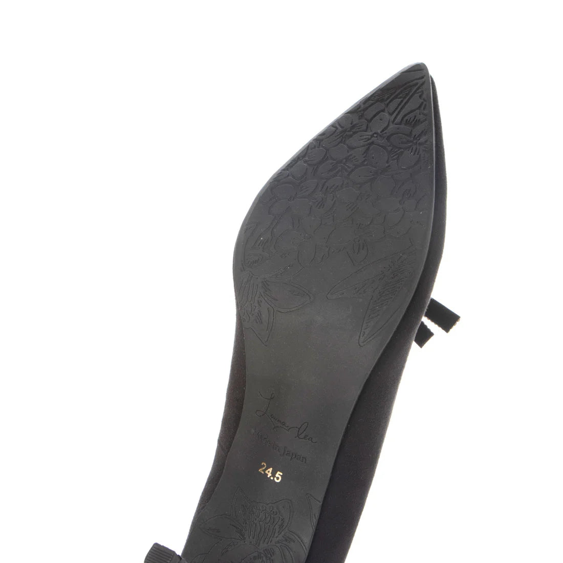 日本製Launa lea Bijou 絲帶尖頭高跟鞋 (0531) (Black S)