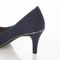 日本製[23AW]Launa lea[7cm/Launa lea rich]金線高跟鞋(80001E)( Blue S)（ブルーS）