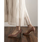 日本製[23AW]Launa lea[7cm/Launa lea rich]金線高跟鞋(80001E)( Blue S)（ブルーS）