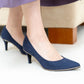 日本製[23AW]Launa lea[7cm/Launa lea rich]金線高跟鞋(80001E)( Blue S)（ブルーS）