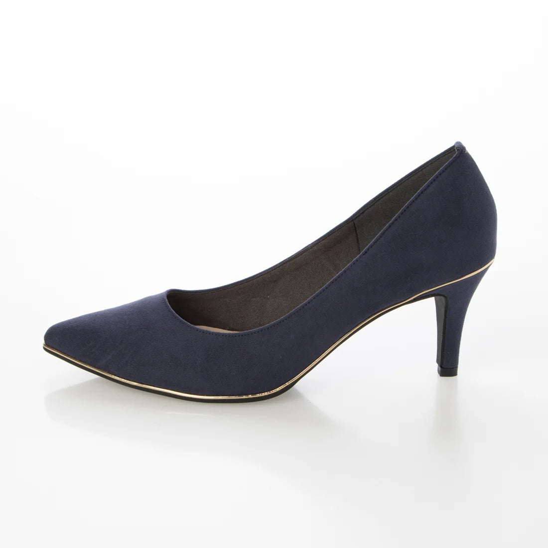 日本製[23AW]Launa lea[7cm/Launa lea rich]金線高跟鞋(80001E)( Blue S)（ブルーS）