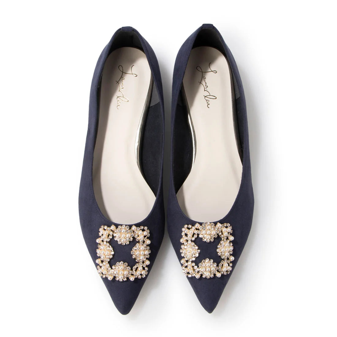日本製[23AW] Launa lea Bijou 尖頭高跟鞋 (0483) (Blue S)（ブルーS）