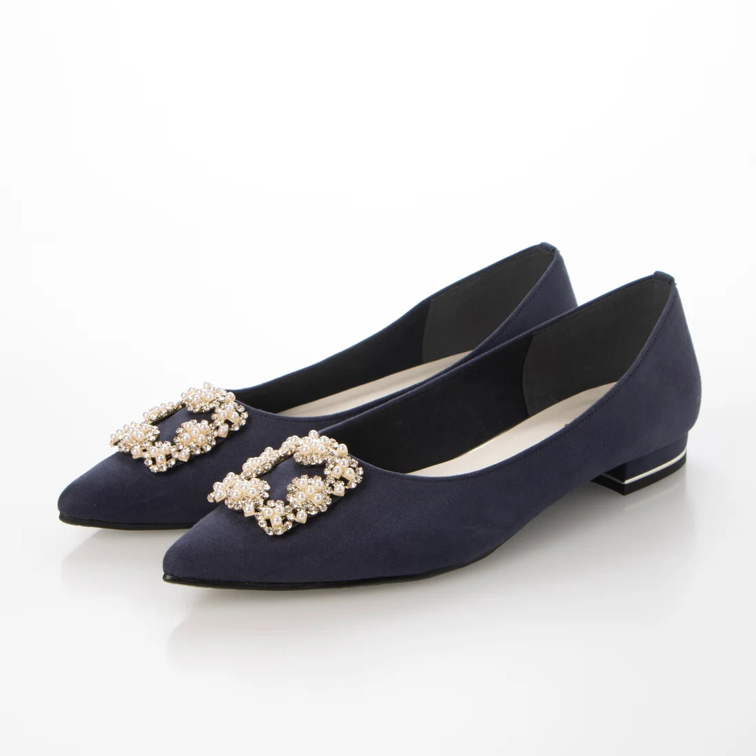 日本製[23AW] Launa lea Bijou 尖頭高跟鞋 (0483) (Blue S)（ブルーS）
