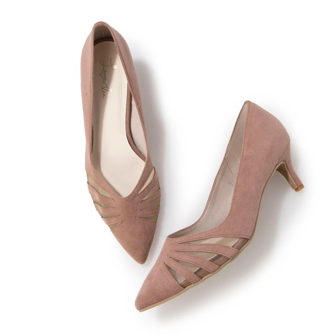 日本製[23AW] Launa lea 透視設計尖頭高跟鞋 (0527) (PK Beige S)（PKベージュS）