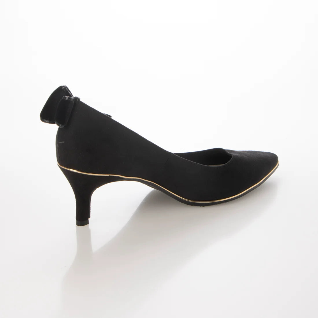 日本製[23AW] Launa lea Back 絲帶尖頭高跟鞋 (0532) (Black S)