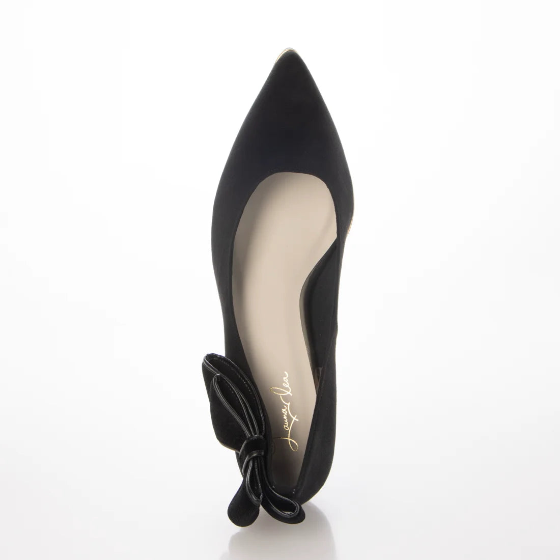 日本製[23AW] Launa lea Back 絲帶尖頭高跟鞋 (0532) (Black S)