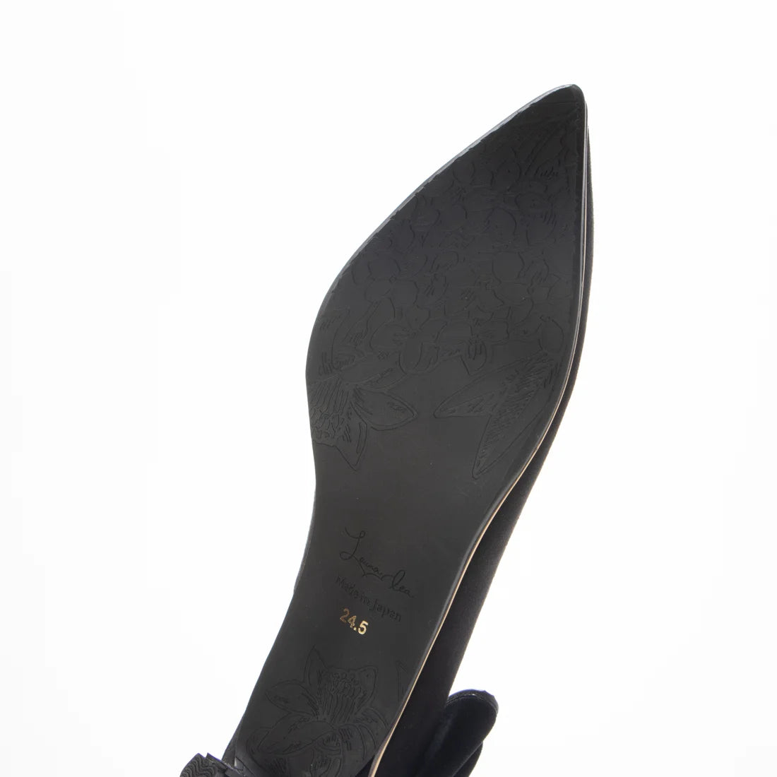 日本製[23AW] Launa lea Back 絲帶尖頭高跟鞋 (0532) (Black S)
