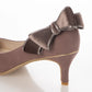 日本製 [23AW] Launa lea Back 絲帶尖頭高跟鞋 (0532) (Mauve S)